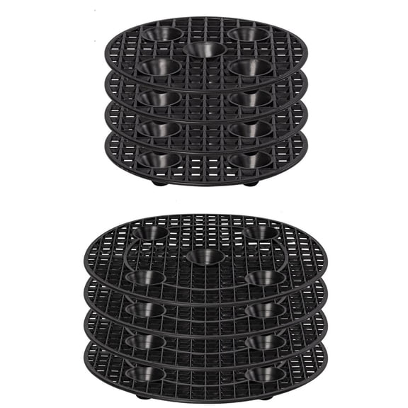 Plant Stand Indoor Outdoor, Plant Level Pot Elevator Plant Riser Holder Plastic Floor Protector Plant Trivet, Heavy Planter Holder for Prevent Rot and Damage on Patio & Deck