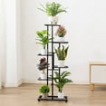 thumbnail image 1 of Plant Stand, Indoor Outdoor Planter Display Stand, Flower Pot Holder Shelves Rack, Multi-Layer Retro Design Plant Stand for Patio Garden Corner Balcony, Living Room, 1 of 8