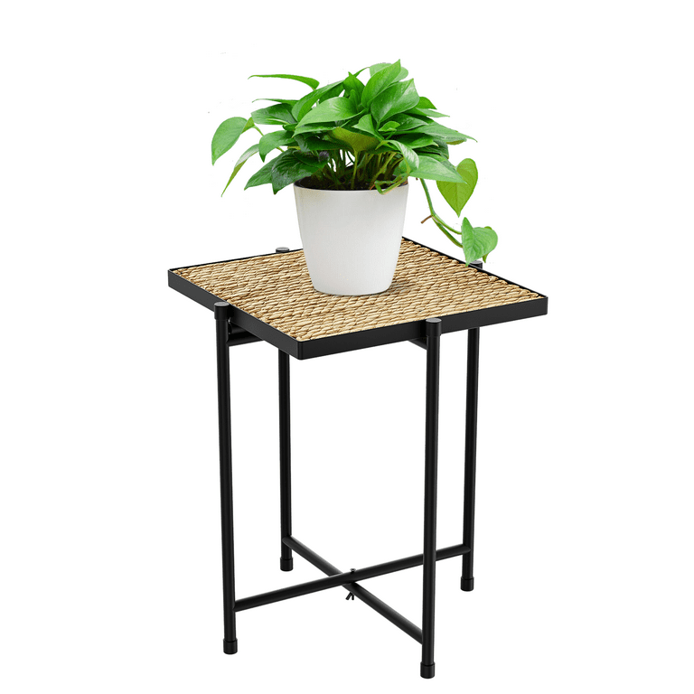 Round plant stand table deals