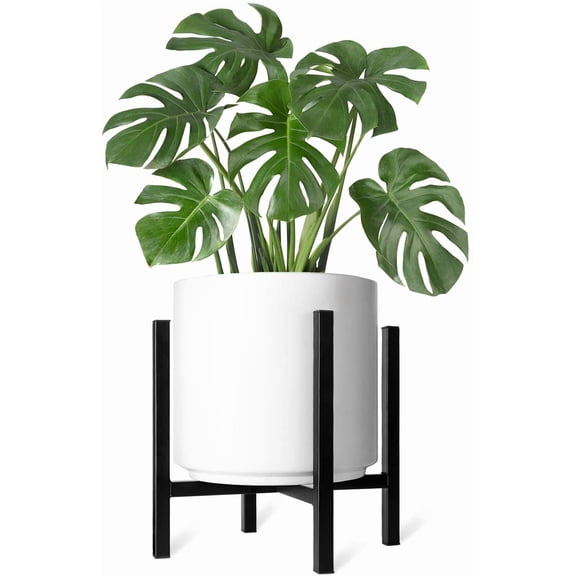 Plant Stand Indoor, Tall Metal Flower Pot Holder, Fit12 Pot Black