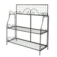 thumbnail image 1 of Plant Stand, Metal Plant Holder Display Rack, Garden Stand & Flower Pot Black, 1 of 8