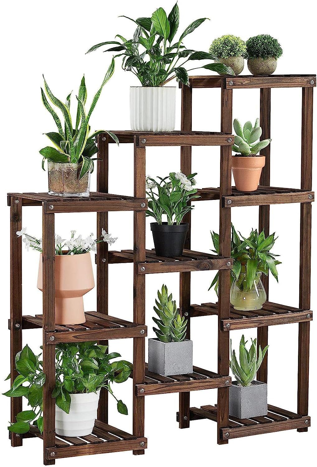 Plant Stand Plant Shelf Flower Stand Indoor Outdoor Flower Shelves With