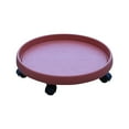 thumbnail image 1 of Plant Stand With Wheels Round Potted Rolling Plant Stand With Wheels Heavy Duty Flower Pots Rack on Rollers Trolley, 1 of 8
