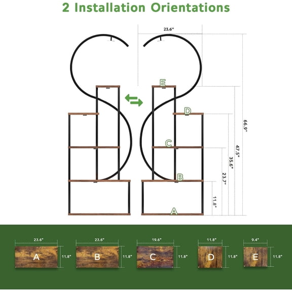 Plant Stand with Grow Lights