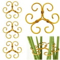 thumbnail image 1 of Plant Stem Support, Climbing Houseplant Leaf Support Ring Plant Climbers Stem Holders Plants Climbing Rack Plant Flower Gardening Growth Cultivation Accessories Tools 4pcs, 1 of 6