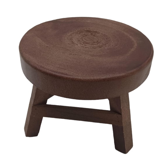 Plant Stool Holder Flower Stand Wooden Decor with Protective Elevated Design for Garden Balcony Crowd