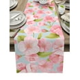 thumbnail image 1 of Plant Style Green Palm Leaves Table Flag Rainforest Plant Table Runner Holiday Party Home Kitchen Tables Aesthetically rated, 1 of 5