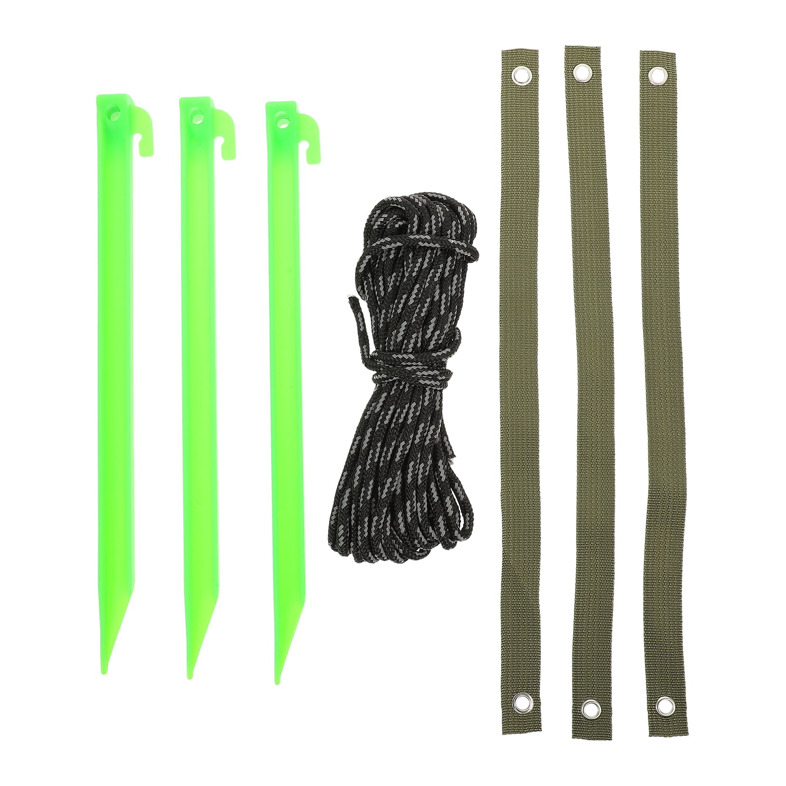 Plant Support Anchor Tree Straps with Stake for Staking Kit Lawn Outdoor Anchors Rope Anchoring