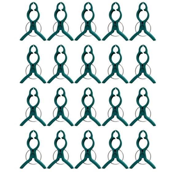 20-Pack Plastic Plant Support Clips for Climbing Plants, Tomatoes, Vines - Adjustable Garden Trellis Clips, Reusable Vine Holding Clamps for String Lattices, Large & Small Sizes