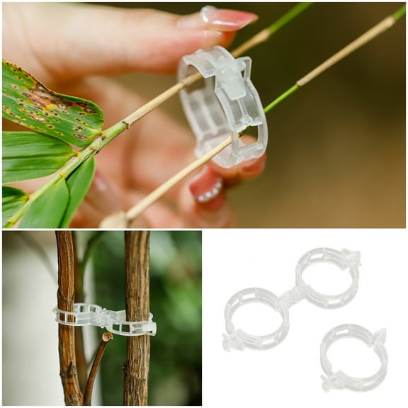 Plant Support Clips, Harpi Garden Clips for Climbing Plants, Tomato Plant Clip/ Binding Branch Clip/ Hanging Clip/supporting Clip/ Fixing Clip Essential for Planting Plants In Spring
