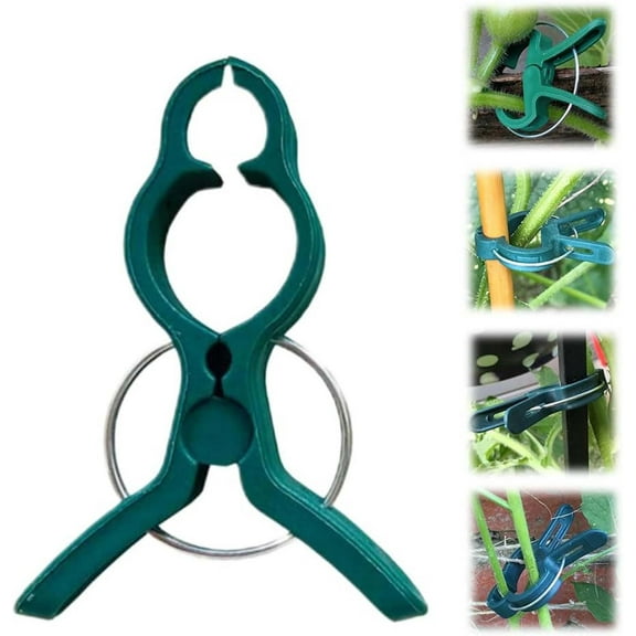 Plant Support Clips, Harpi Plastic Trellis Plant Support Clips for Support, 20PCS Plant Support Clips For Climbing Plants Plant Clips for String Trellis Tomato Clips Garden Clips Vine Holding Clips