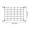 thumbnail image 1 of Plant Support Netting | Stretchable Trellis Net for Climbing Plants | 6 Stainless Steel Hooks | Indoor/Outdoor Garden Mesh | Promotes High Yields & Even Light Distribution, 1 of 2