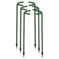thumbnail image 1 of Plant Support/ Stake, Half Round, Plant Support Ring, Garden Flower/ Plant Support Stakes for Tomato, Hydrangea, Indoor Plants 6Pcs, 1 of 1