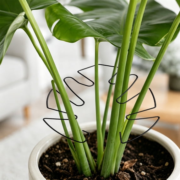 Plant Support Stake, Trellis for Potted Plants with Tortoise Shell Design, Metal Monstera Plant Support for Climbing Vines, Indoor Plant Trellis for Pothos, Philodendron, Home Garden Display