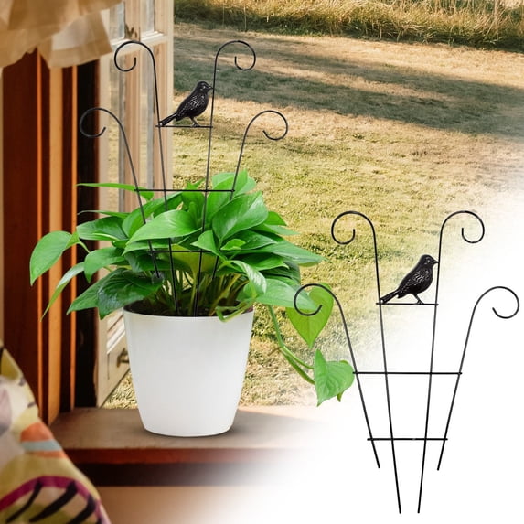Plant Support Stakes, 2026 New Indoor Plant Trellis for Potted Plants, Garden Metal Trellis for Climbing Plants Indoor Outdoor Pothos Hoya Houseplants Flower Plant Support Structures