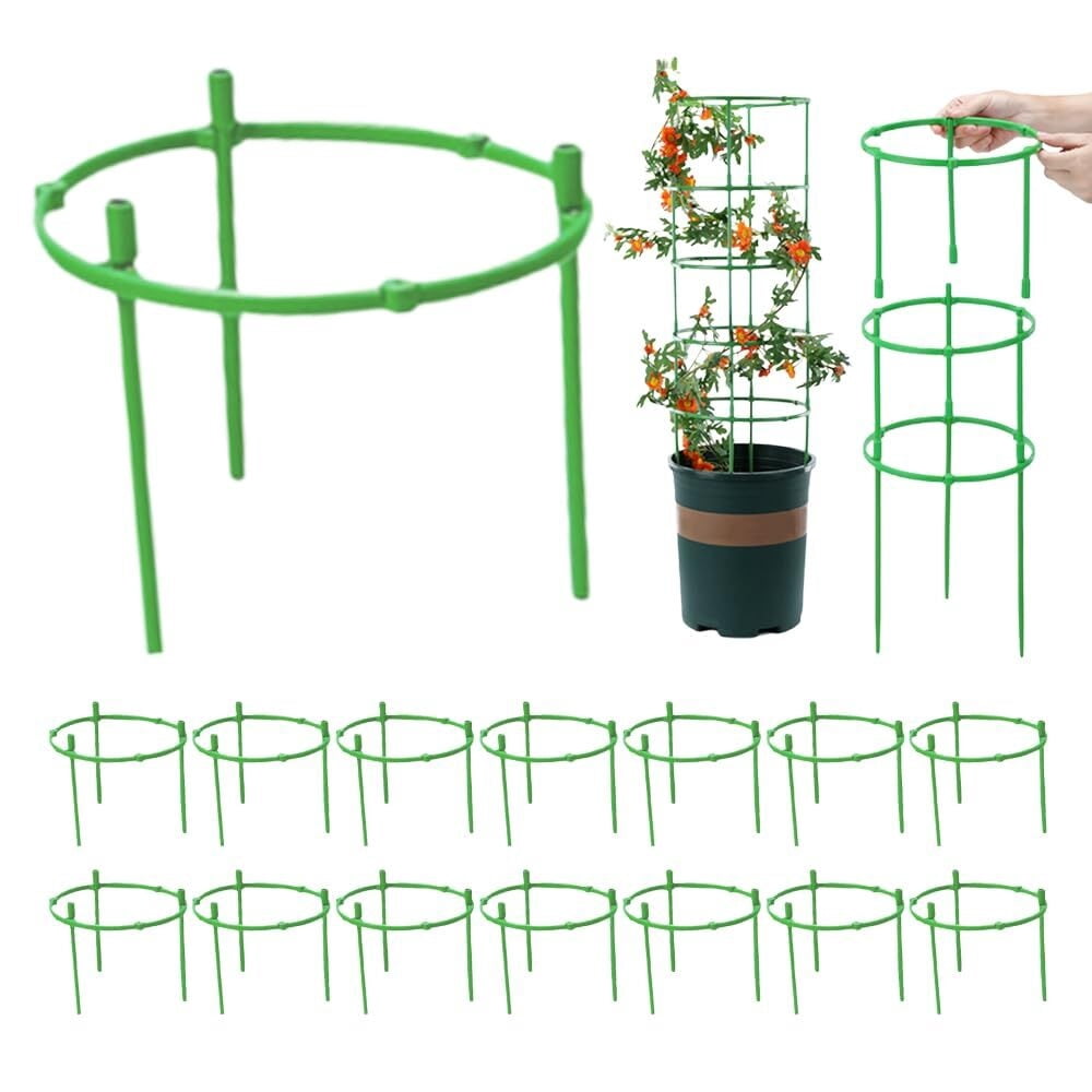 Picture of Plant Support Stakes for Indoor & Outdoor Plants, Small Half-Round ...