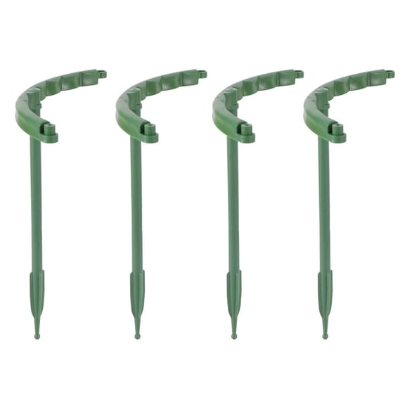 Plant Support Stakes for Potted Plants U-Shaped Flower Support Rings, Half Round Supports , Modular Plant Stands for Tomato, Hydrangea, Indoor Plants