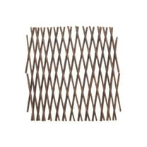 Plant Support Trellis Panel,Expandable Garden Trellis,17.72"x9.84"Trellis for Climbing Plants,Wooden Lattice Fence Wall Panel Lattice Panels for Outside,for Climbing Vine Ivy Rose Cucumbers Clematis