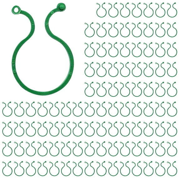 Plant Supports for Outdoor Plants Plant Clips for Climbing Plants, Reusable Plant Ties, Easy to Use Garden Plant Clips Are Perfect for Indoor And Outdoor Gardening. Grape Vines Support 100 Pieces