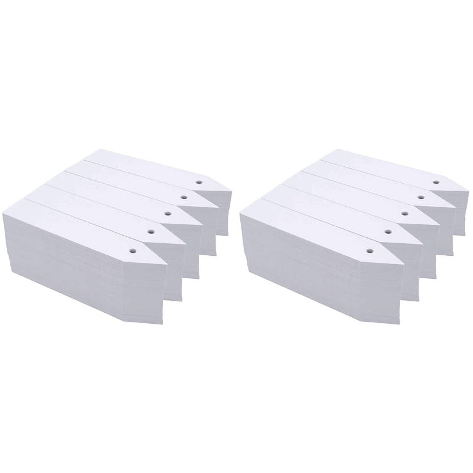 Plant Tags,Plastic Plant Nursery Garden Labels Pot Marker Garden Stake Tags(1000 Pcs,White),1000 x Plant Tags (with holes),white