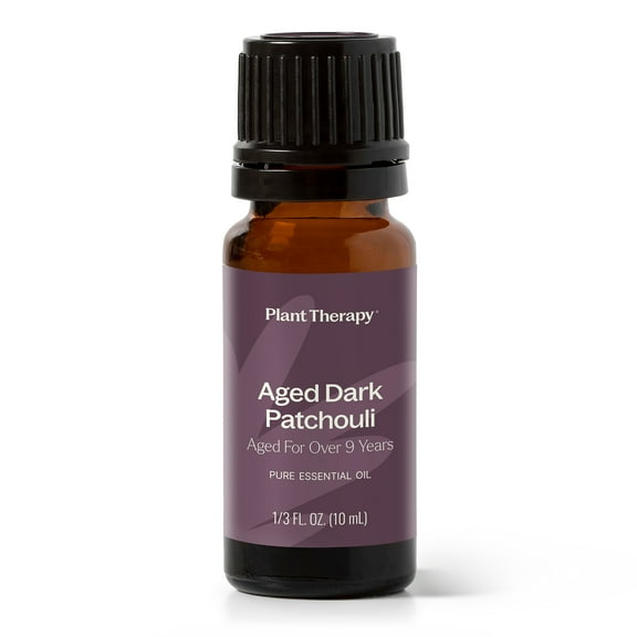 Plant Therapy Aged Dark Patchouli 10 mL (1/3 oz) 100% Pure, Natural Aromatherapy, Expertly Aged for a Rich, Complex Aroma, a Staple for True Patchouli Lovers, a Bold, Earthy Scent with Lasting Depth