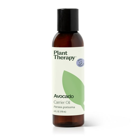 Plant Therapy Avocado Carrier Oil 4 oz Base Oil for Aromatherapy or Massage