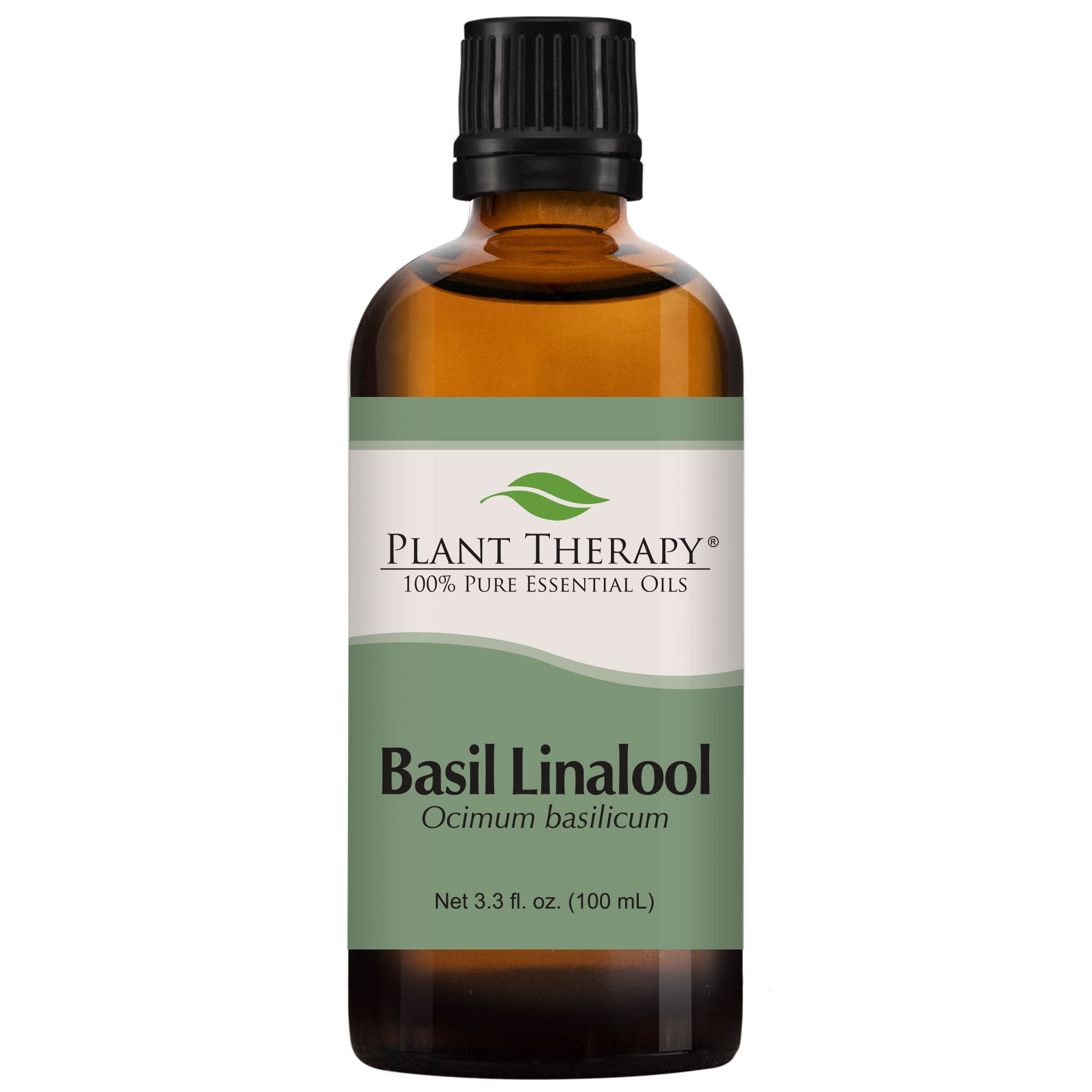 Plant Therapy Basil Linalool Essential Oil 100 mL (3.3 oz) 100% Pure, Undiluted