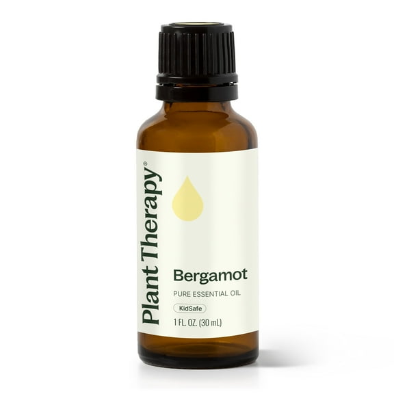 Plant Therapy Bergamot Essential Oil 100% Pure, Undiluted, Natural Aromatherapy, Therapeutic Grade 30 mL (1 oz)