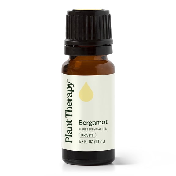Plant Therapy Bergamot Essential Oil 100% Pure, Undiluted, Natural Aromatherapy 10 mL (1/3 oz)