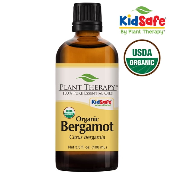 Plant Therapy Bergamot Organic Essential Oil 100% Pure, Undiluted