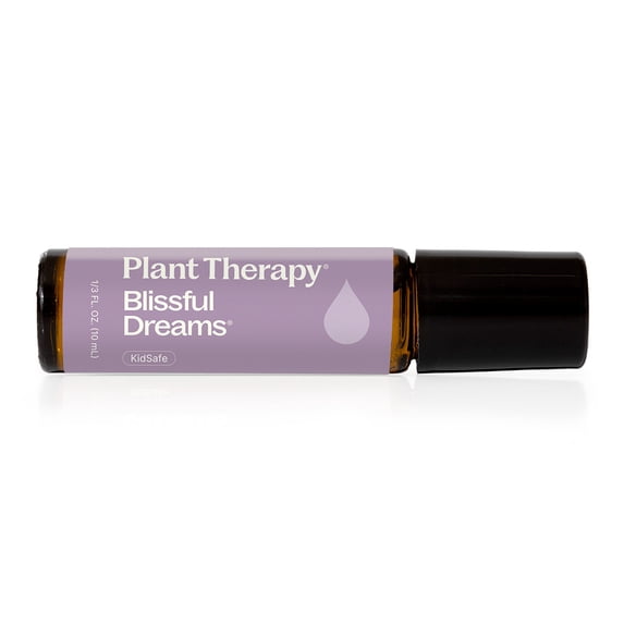 Plant Therapy Blissful Dreams Pre-Diluted Essential Oil Roll-On Blend 10 mL (1/3 oz) 100% Pure, Natural Aromatherapy