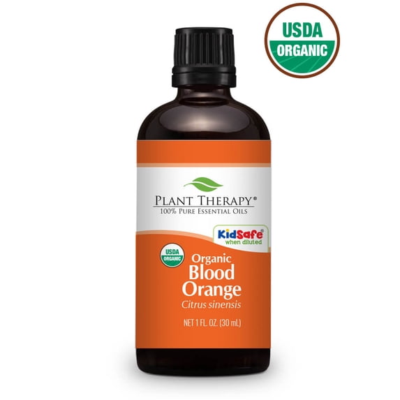 Plant Therapy Blood Orange Organic Essential Oil 100% Pure, Undiluted