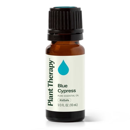 Plant Therapy Blue Cypress Essential Oil 10 mL (1/3 oz) 100% Pure, Undiluted, Natural Aromatherapy