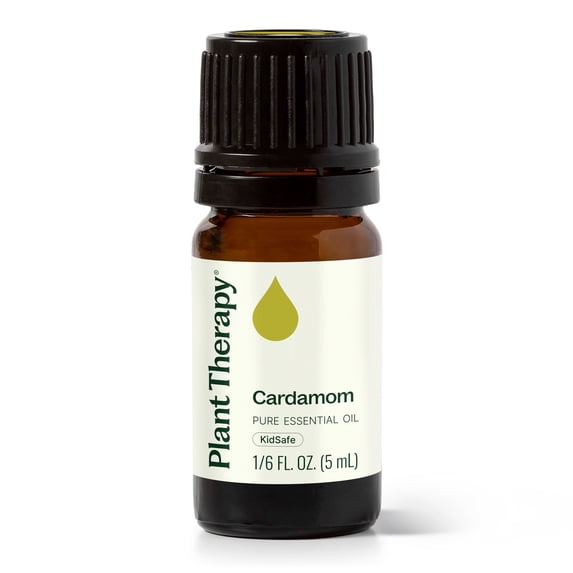 Plant Therapy Cardamom Essential Oil 5 mL (1/6 oz) 100% Pure, Undiluted