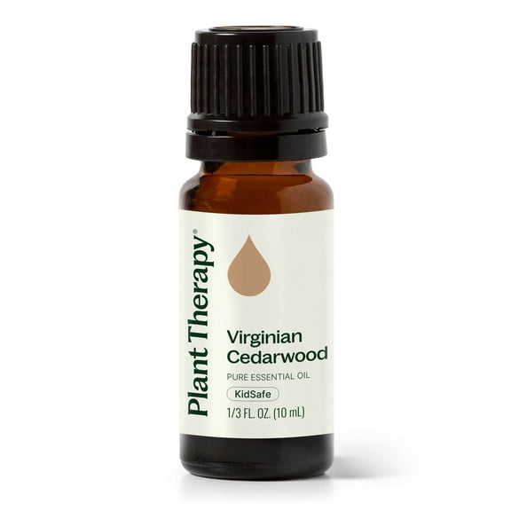Plant Therapy Cedarwood Virginian Essential Oil 10 ml (1/3 oz) 100% Pure, Undiluted, Therapeutic Grade
