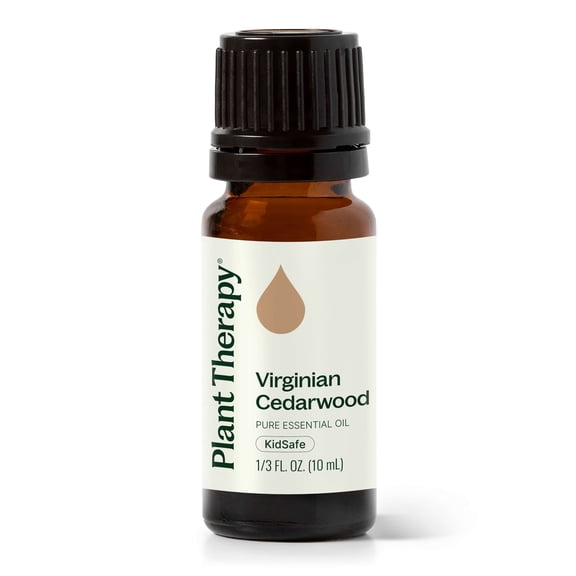 Plant Therapy Cedarwood Virginian Essential Oil 10 ml (1/3 oz) 100% Pure, Undiluted, Natural Aromatherapy