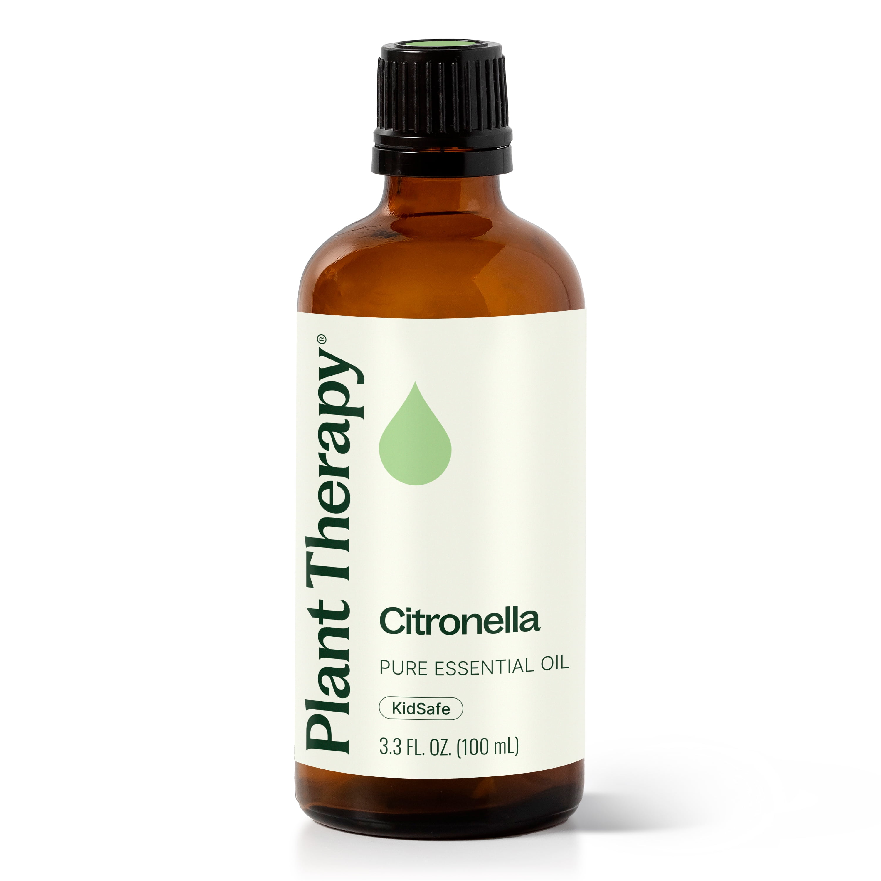 Plant Therapy Citronella Essential Oil 100 mL Brown Glass Bottle