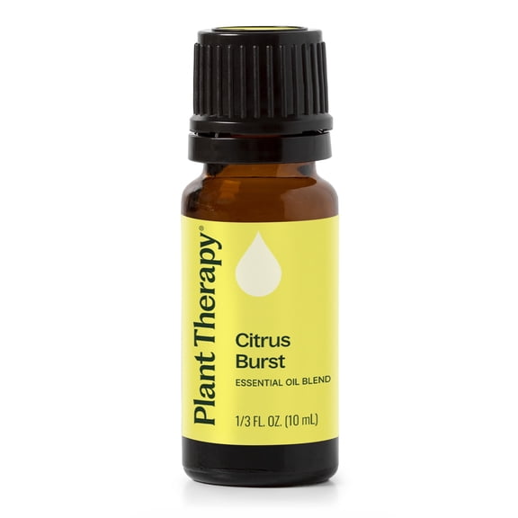 Plant Therapy Citrus Burst Essential Oil Blend 10 mL (1/3 oz) 100% Pure, Undiluted, Natural Aromatherapy