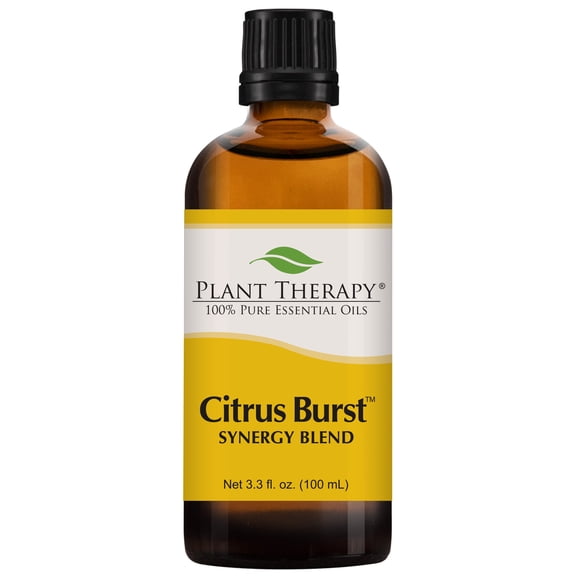 Plant Therapy Citrus Burst Synergy Essential Oil 100 mL (3.3 oz) 100% Pure
