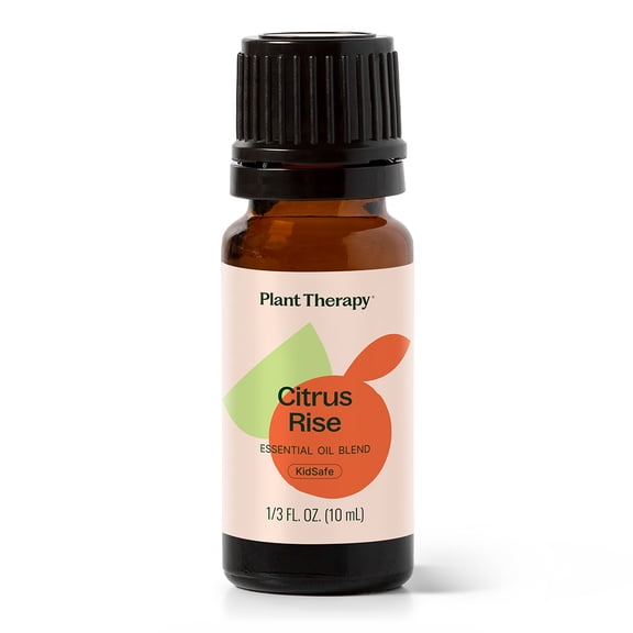 Plant Therapy Citrus Rise Essential Oil Blend 10 mL (1/3 oz) Bright, Uplifting Citrus for a Fresh Start, Perfect for Morning Motivation or Mid-Day Resets, Helps Refresh Any Space