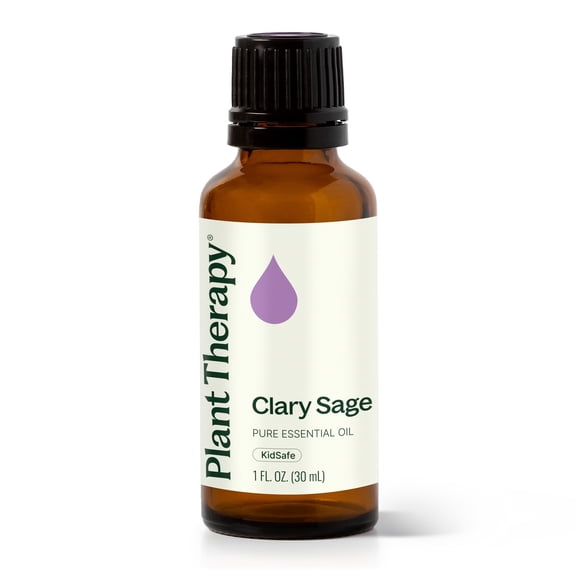 Plant Therapy Clary Sage Essential Oil 100% Pure, Undiluted, Natural Aromatherapy 30 mL (1 fl oz)