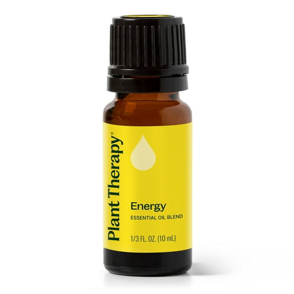 Plant Therapy Energy Essential Oil Blend 10 mL (1/3 oz) Refreshing, Energizing Blend 100% Pure, Undiluted, Natural Aromatherapy