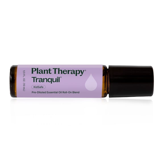 Plant Therapy Tranquil Essential Oil Blend 100% Pure, Pre-Diluted Roll-On, Natural Aromatherapy 10 mL (1/3 oz)