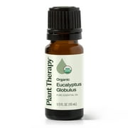 Plant Therapy Organic Eucalyptus Globulus Essential Oil 100% Pure, USDA Certified Organic, Undiluted 10 mL 1/3 fl oz