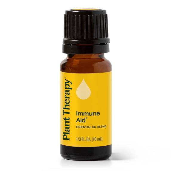 Plant Therapy Immune Aid Essential Oil Blend 10 mL (1/3 oz) 100% Pure, Undiluted, Natural Aromatherapy