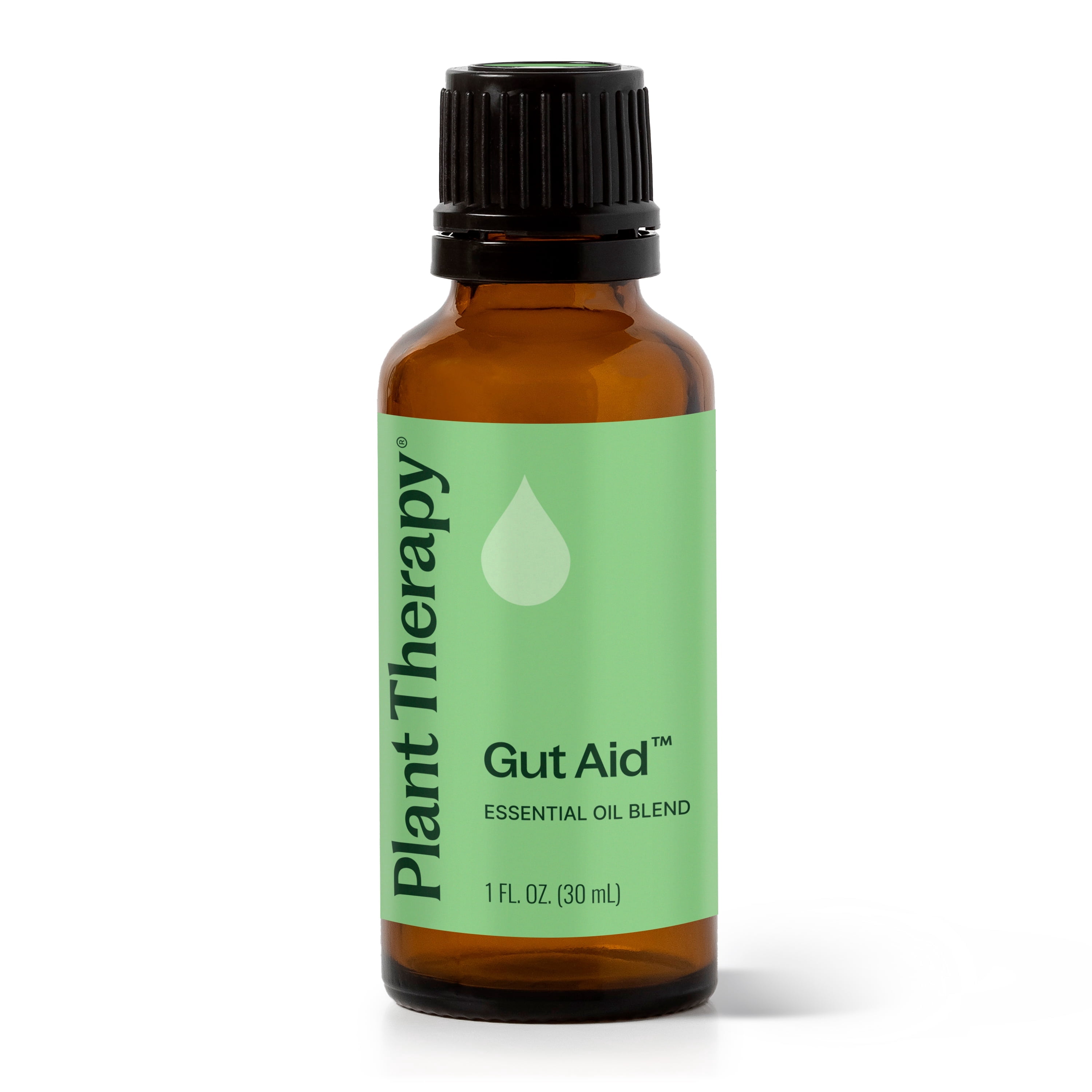 Plant Therapy Gut Aid Essential Oil Blend 30 mL (1 oz) 100% Pure, Undiluted, Natural Aromatherapy for Upset Stomach Relief