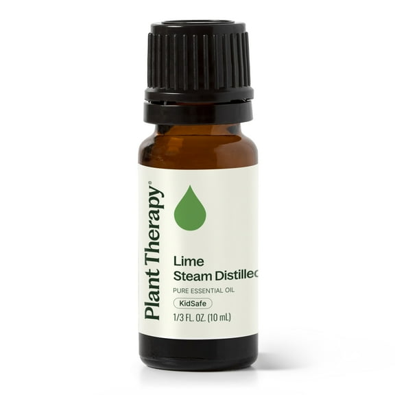 Plant Therapy Essential Oils Lime Steam Distilled 10 mL (1/3 oz) 100% Pure, Natural Aromatherapy