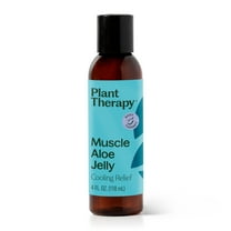 Plant Therapy Muscle Aloe Jelly, 4 oz, Aromatherapy Jelly for Natural Relief from Sore Muscles