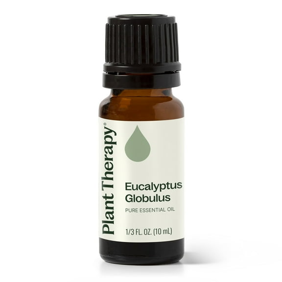 Plant Therapy Eucalyptus Globulus Essential Oil 10 mL (1/3 oz) for Diffuser, Skin, Hair, Aromatherapy DIYs, and Clear Breathing, 100% Pure, Undiluted, Therapeutic Grade