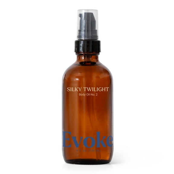 Plant Therapy Evoke Silky Twilight Body Oil 4 oz Refined Natural Scent with Warm, Powdery Undertones, Enhances Skins Glow, Softness, and Elasticity, Rich in Nourishing, Antioxidant-Rich Plant Oils